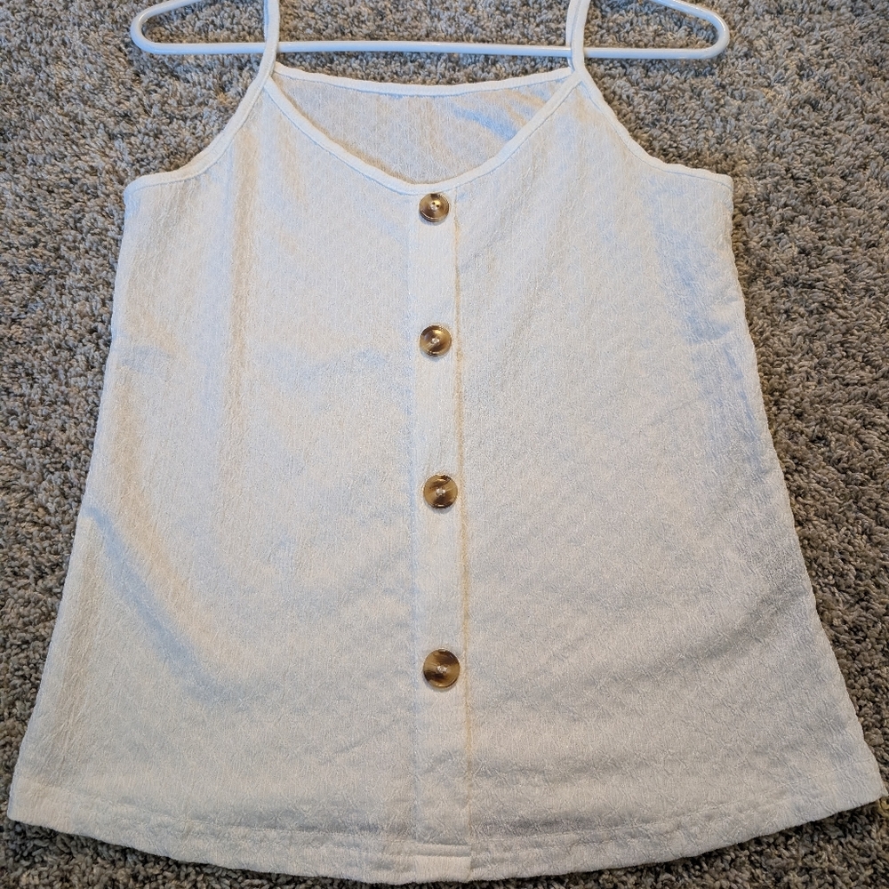 Cream Button Shell - Picture 1 of 7
